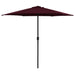 Parasol Met Aluminium Paal 270X246 Cm Terracottakleurig