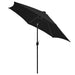 Parasol Met Led-Verlichting En Aluminium Paal 300 Cm