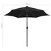 Parasol Met Led-Verlichting En Aluminium Paal 300 Cm