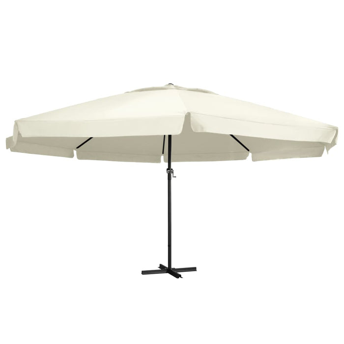 Parasol Met Aluminium Paal Azuurblauw