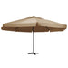 Parasol Met Aluminium Paal Azuurblauw