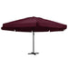 Parasol Met Aluminium Paal Azuurblauw