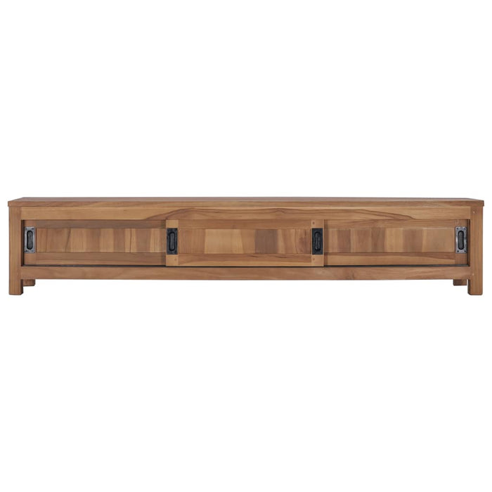 Tv-Meubel 150X30X30 Cm Massief Teakhout