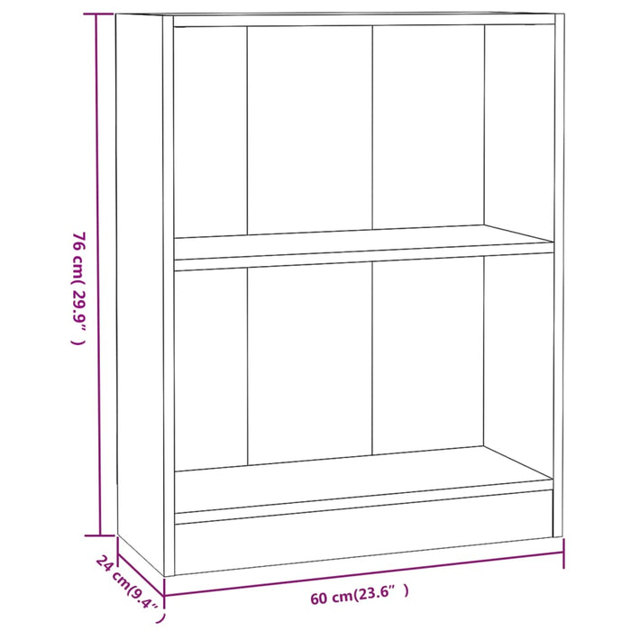 Boekenkast Bewerkt Hout