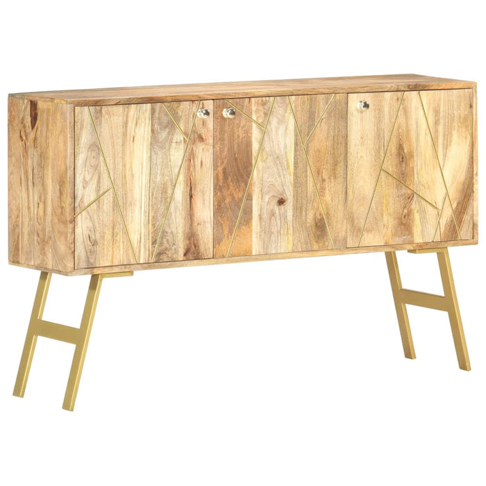 Dressoir 118X30X75 Cm Massief Mangohout