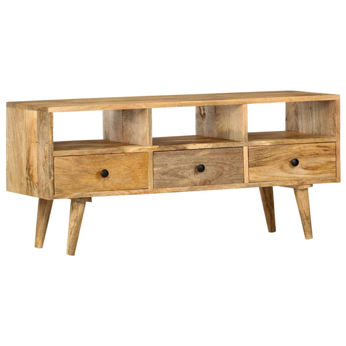 Tv-Meubel 110X36X50 Cm Massief Mangohout