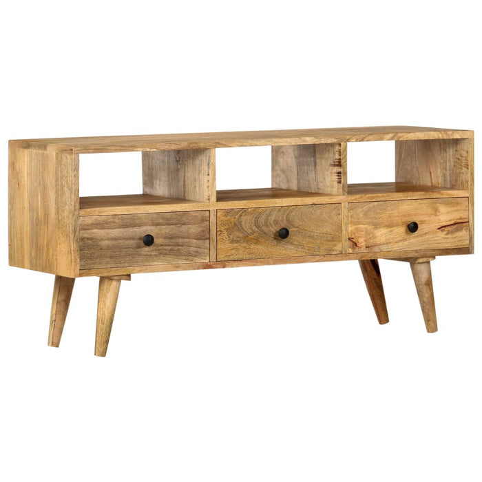 Tv-Meubel 110X36X50 Cm Massief Mangohout