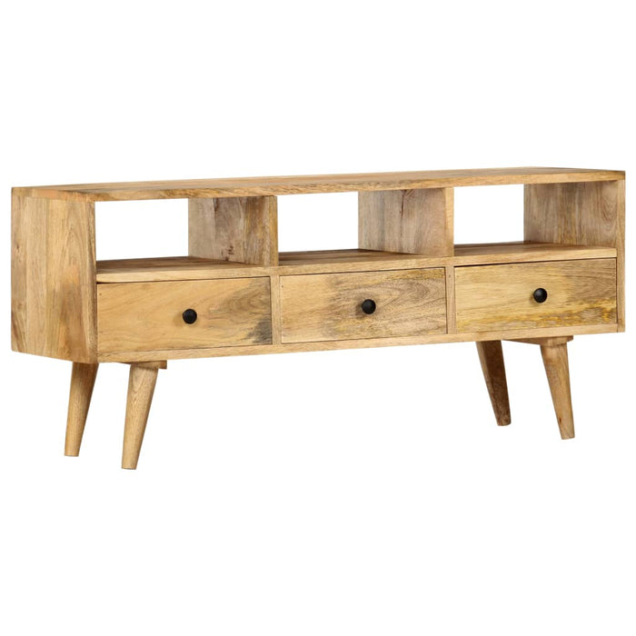 Tv-Meubel 110X36X50 Cm Massief Mangohout