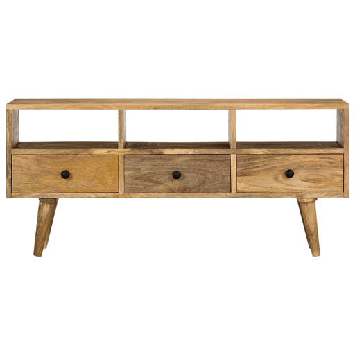 Tv-Meubel 110X36X50 Cm Massief Mangohout