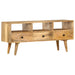 Tv-Meubel 110X36X50 Cm Massief Mangohout