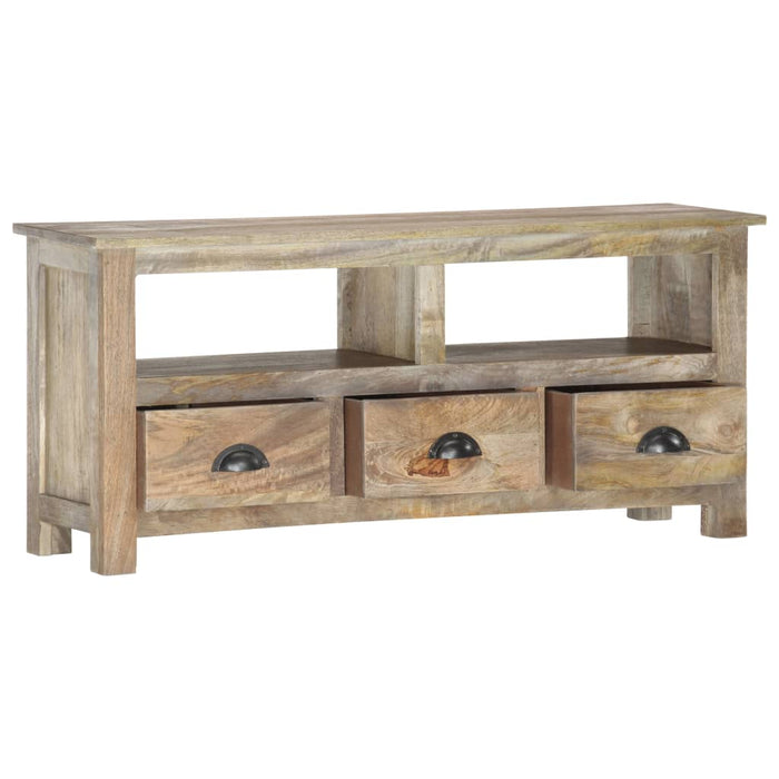 Tv-Meubel 110X30X50 Cm Massief Mangohout