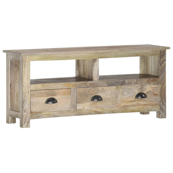 Tv-Meubel 110X30X50 Cm Massief Mangohout