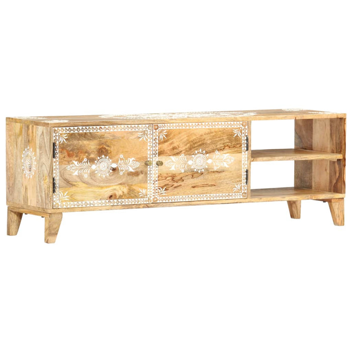 Tv-Meubel 120X30X40 Cm Massief Mangohout