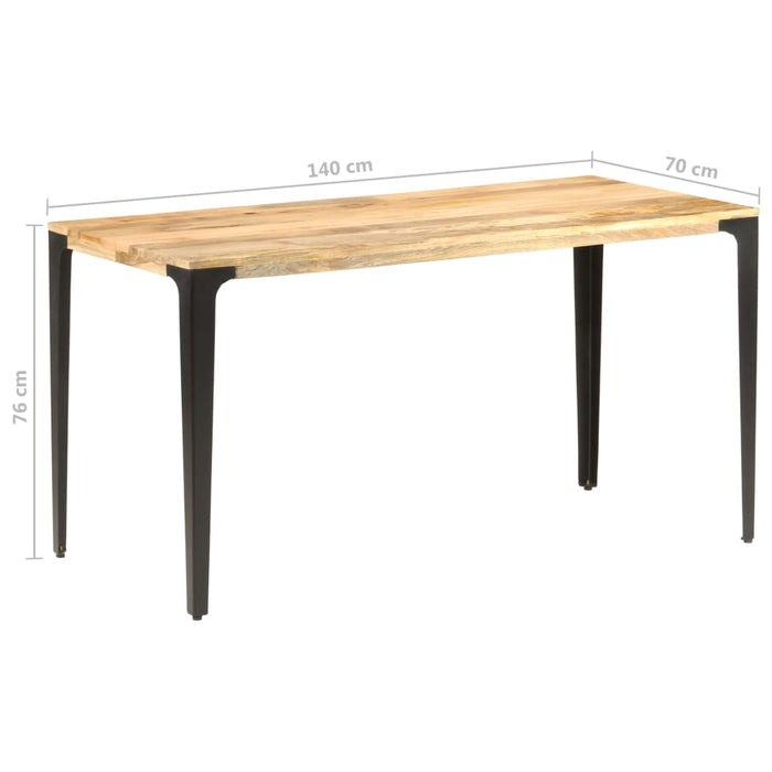 Eettafel Massief Mangohout