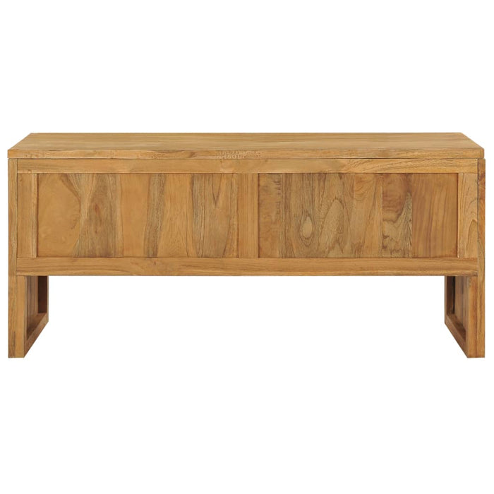 Tv-Meubel 100X35X45 Cm Massief Teakhout