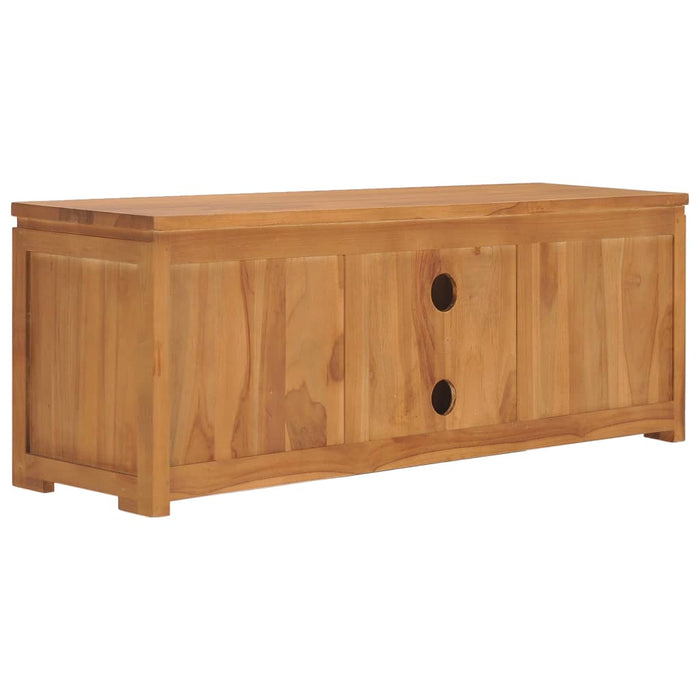 Tv-Meubel 110X30X40 Cm Massief Teakhout