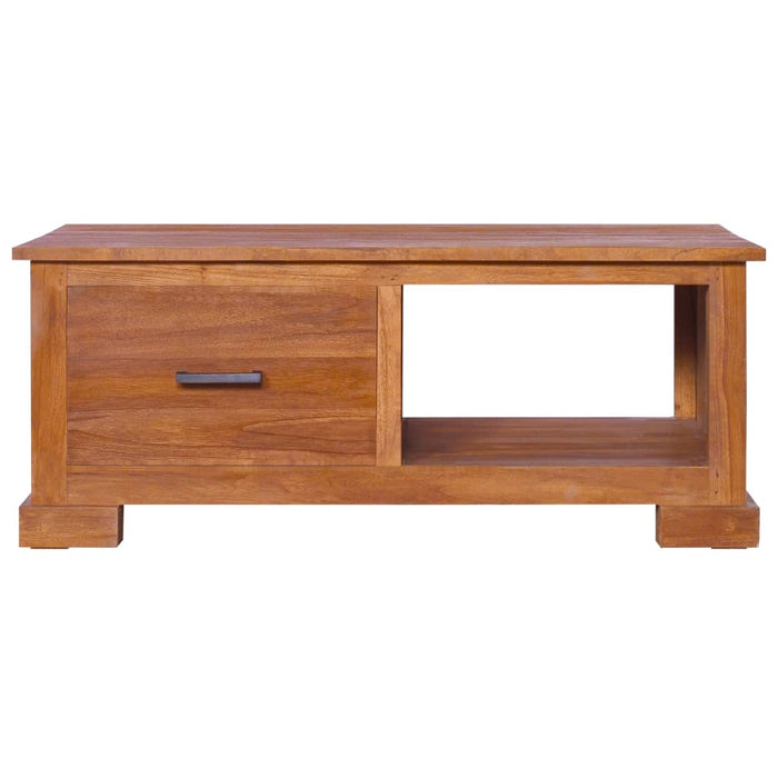 Tv-Meubel 90X50X37 Cm Massief Teakhout