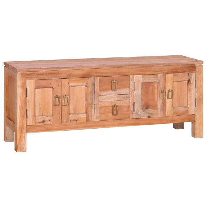 Tv-Meubel 110X30X45 Cm Massief Mahoniehout