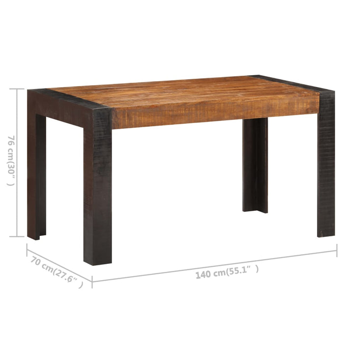 Eettafel Massief Ruw Mangohout