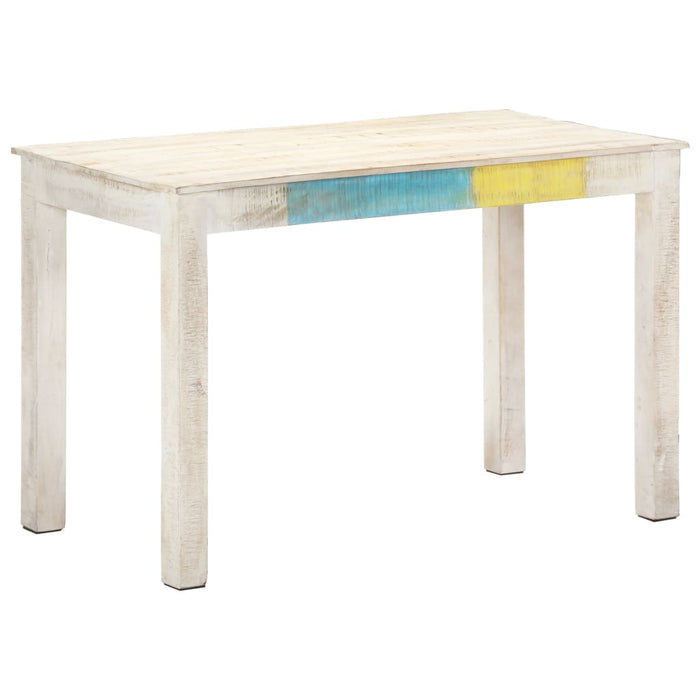 Eettafel Massief Mangohout Wit