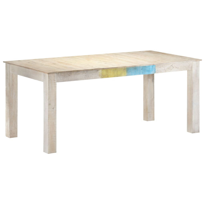 Eettafel Massief Mangohout Wit