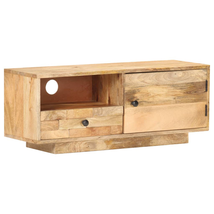 Tv-Meubel 90X30X35 Cm Massief Mangohout