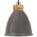 Hanglamp Industrieel E27 Ijzer En Massief Hout