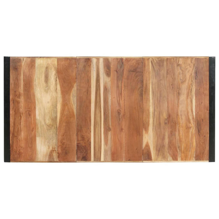 Eettafel 200X100X75 Cm Massief Hout Met Sheesham Afwerking