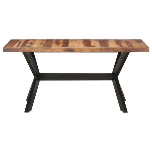 Eettafel Massief Hout Met Honingkleurige Afwerking