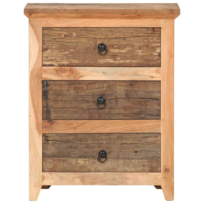 Dressoir 60X33X75 Cm Massief Acaciahout En Gerecycled Hout