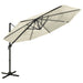 Parasol 4-Laags Met Aluminium Paal 3X3 M Azuurblauw