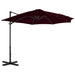 Zweefparasol Met Aluminium Paal 300 Cm Azuur