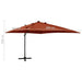 Zweefparasol Met Paal En Led-Verlichting 300 Cm Kleur