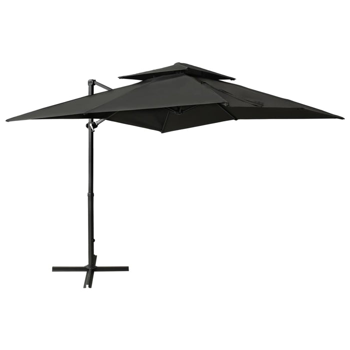 Zweefparasol Met Dubbel Dak 250X250 Cm