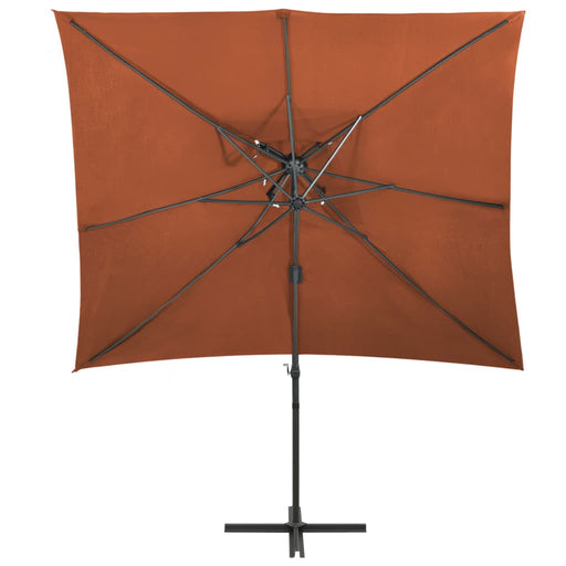 Zweefparasol Met Dubbel Dak 250X250 Cm Kleurig