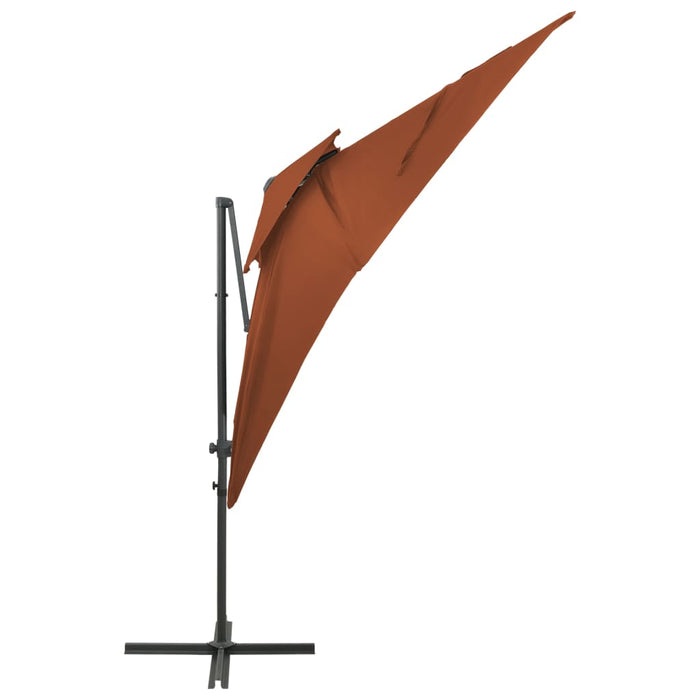 Zweefparasol Met Dubbel Dak 250X250 Cm Kleurig