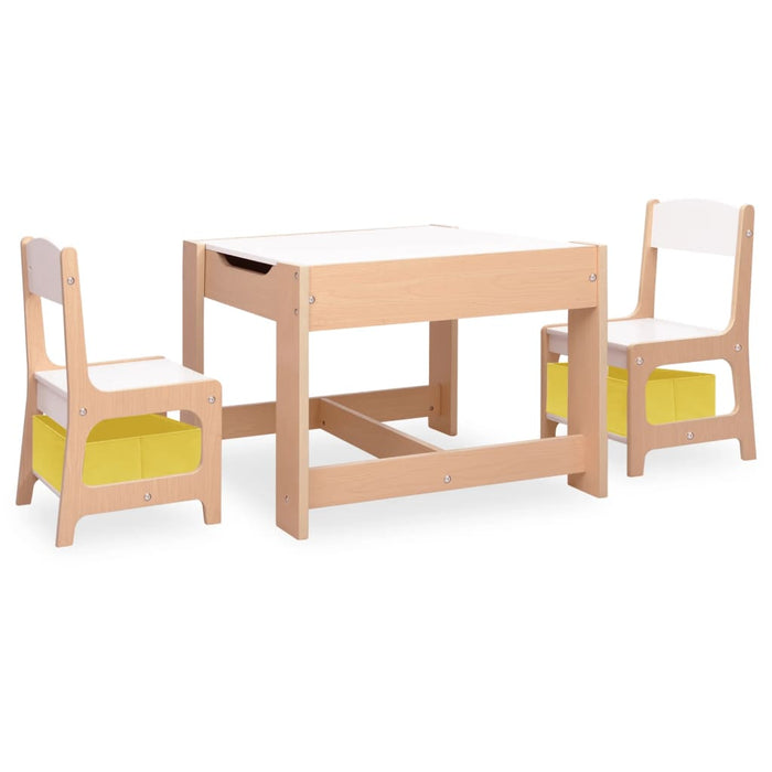 Kindertafel Met 2 Stoelen Mdf