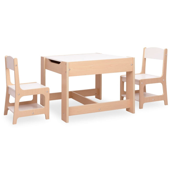 Kindertafel Met 2 Stoelen Mdf