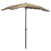 Parasol Met Paal 200X130 Cm Azuurblauw