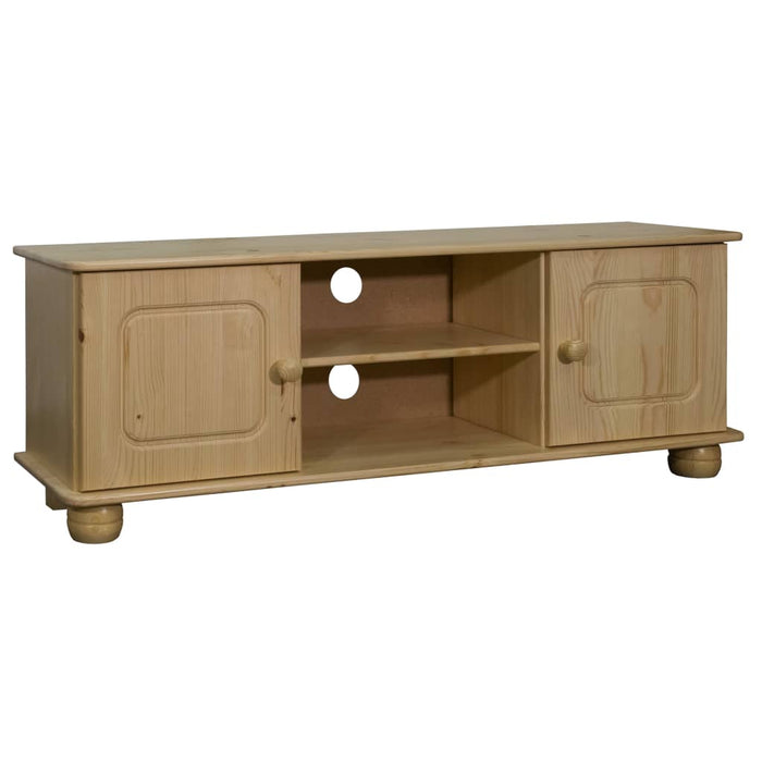 Tv-Meubel 5X29X40 Cm Massief Grenenhout