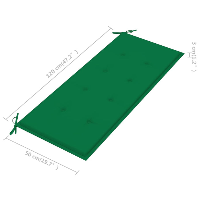 Tuinbank Met Kussen 120 Cm Massief Acaciahout