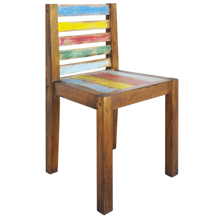 Eetkamerstoelen 2 St Massief Gerecycled Hout