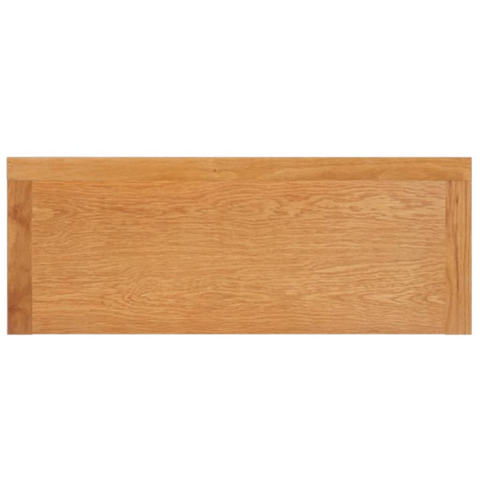 Wandtafel 110X35X75 Cm Massief Eikenhout