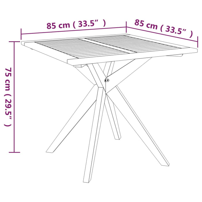 Tuintafel Massief Acaciahout