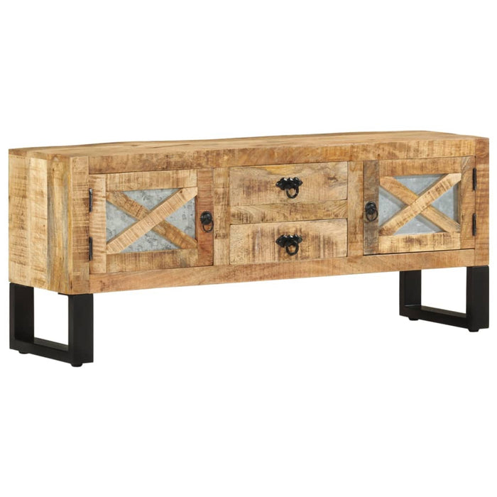 Tv-Meubel 110X30X45 Cm Ruw Mangohout