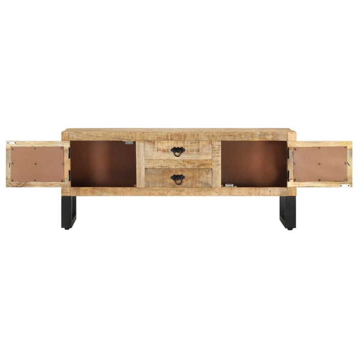 Tv-Meubel 110X30X45 Cm Ruw Mangohout