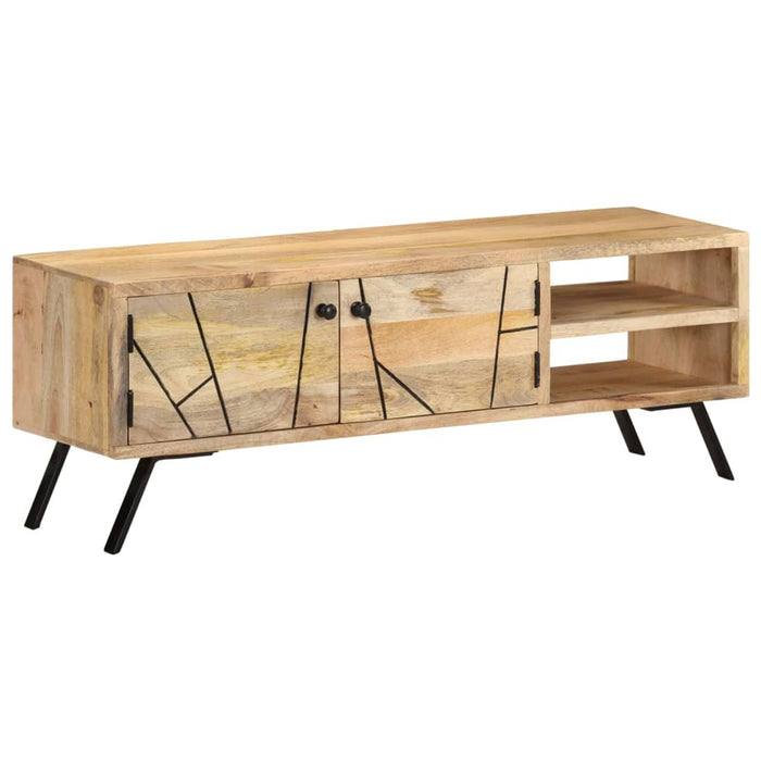 Tv-Meubel 110X30X40 Cm Massief Mangohout