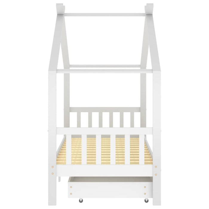 Kinderbedframe Met Lades Massief Grenenhout