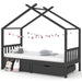 Kinderbedframe Met Lades Massief Grenenhout