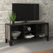 Tv-Meubel 05X36X47 Cm Metaal En Mdf Rustiek Bruin